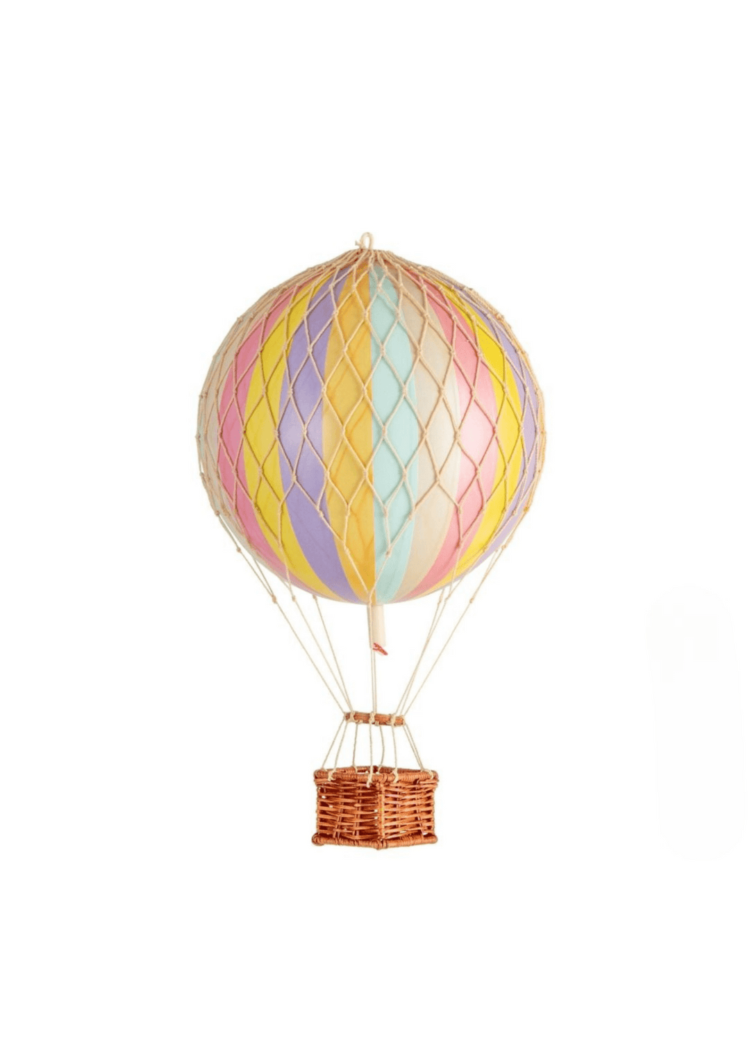 Luchtballon Decoratie Travels Light Rainbow Pastel - Ø18 cm - Authentic Models - CloverLiving.com