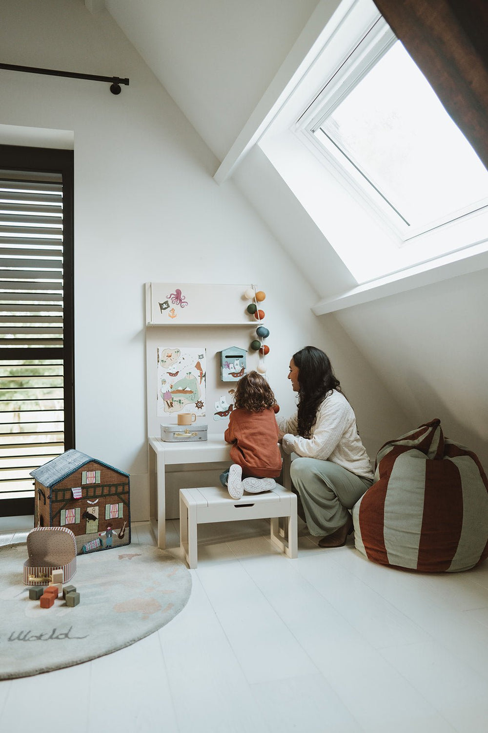 Opbergmand - Thema Avontuur - Bruin - Large - Rice - CloverLiving.com