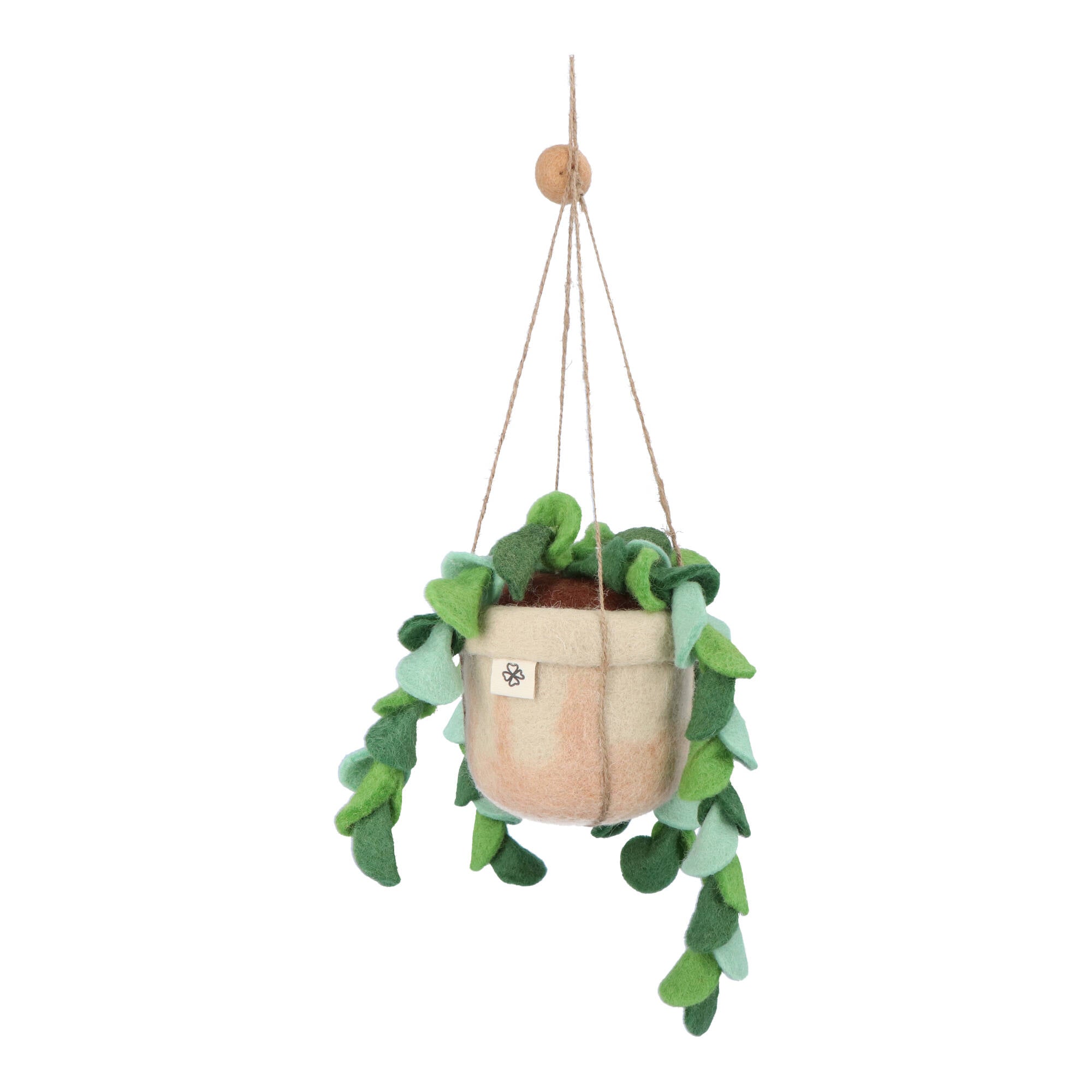 hanging felt planter Want to buy a handmade Felt Hanging Plant? Well in stock, immediately  available – CloverLiving.com