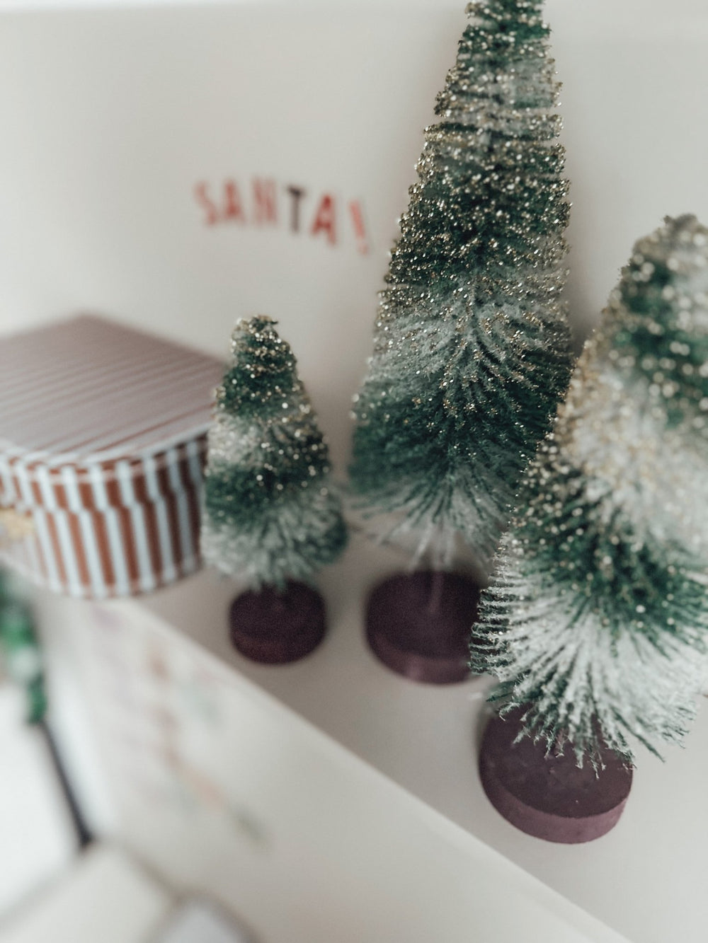 Dekoration Weihnachtsbaum - Grün - 3er Set - Rice - CloverLiving.COM