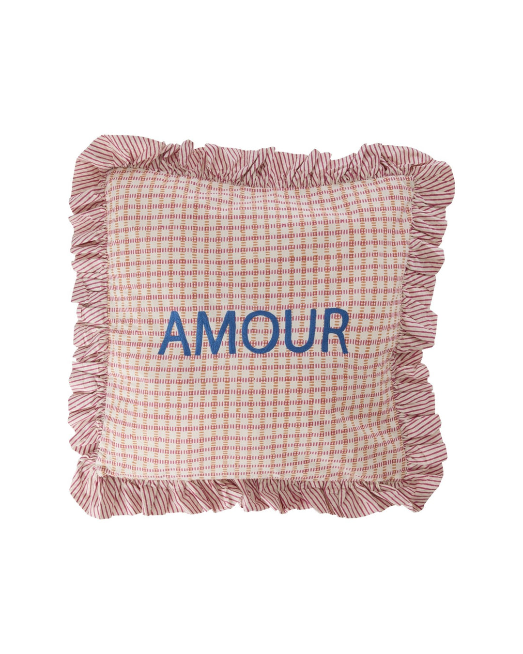 Kissen Amour – Lila – 40 x 40 cm - Rice - CloverLiving.COM