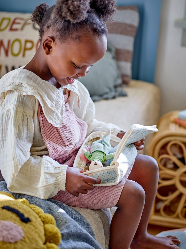 Dress-up doll Lara with suitcase - Bloomingville - CloverLiving.com