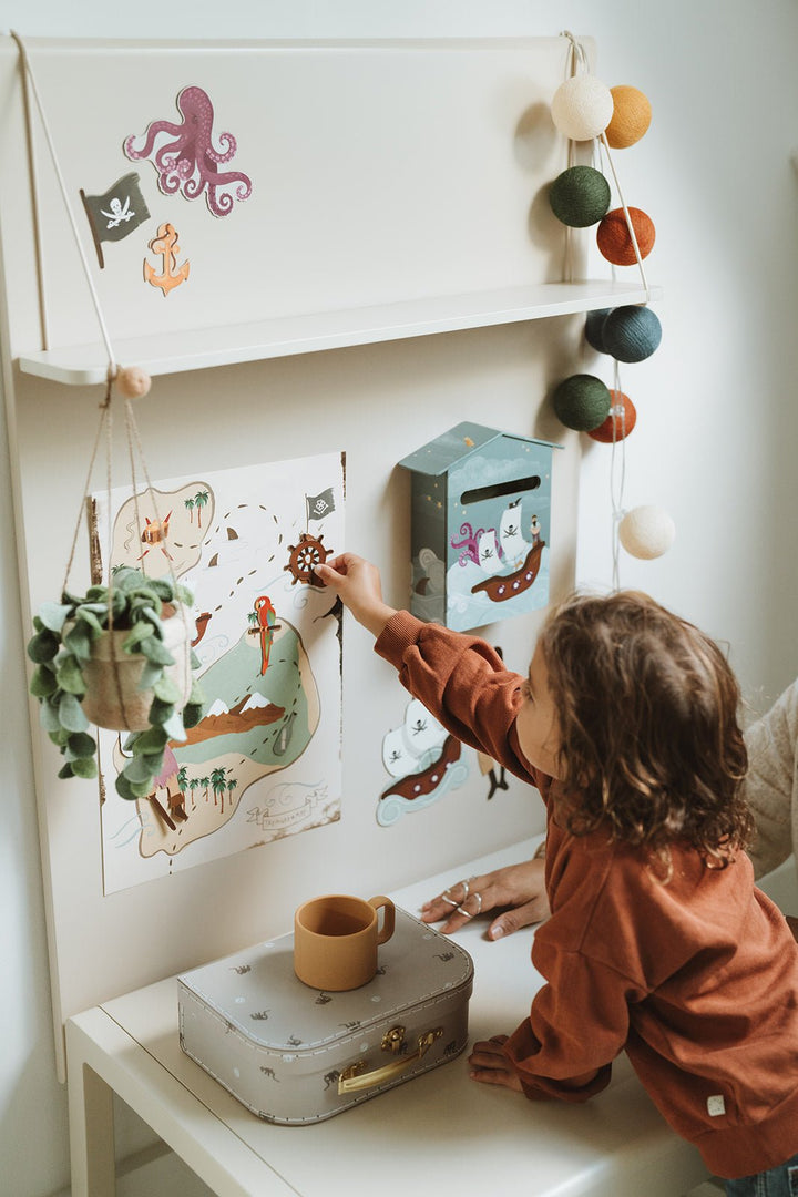 Cotton Balls Light String Pirate - Clover Living - CloverLiving.com