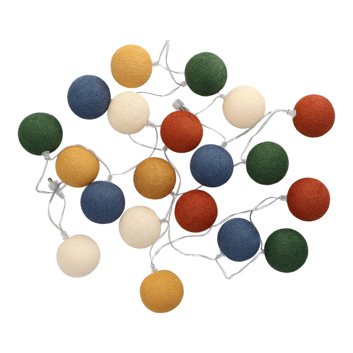 Cotton Balls Light String Pirate - Clover Living - CloverLiving.com