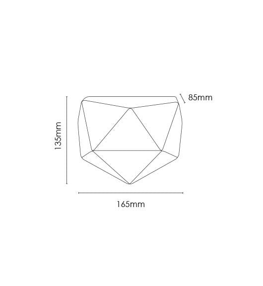 Magnetic wall tray ICO - white - Groovy Magnets - CloverLiving.com