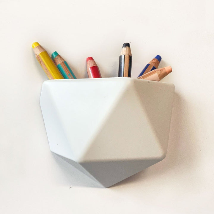 Magnetic wall tray ICO - white - Groovy Magnets - CloverLiving.com