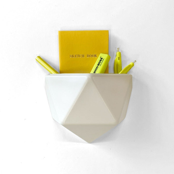 Magnetic wall tray ICO - white - Groovy Magnets - CloverLiving.com