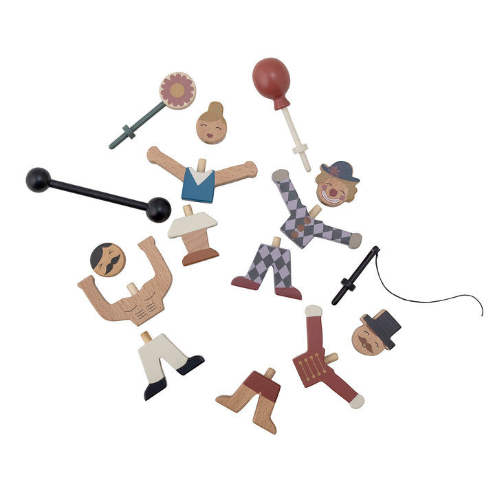 Rossaio Circus Toy Set - Wood - Bloomingville - CloverLiving.com