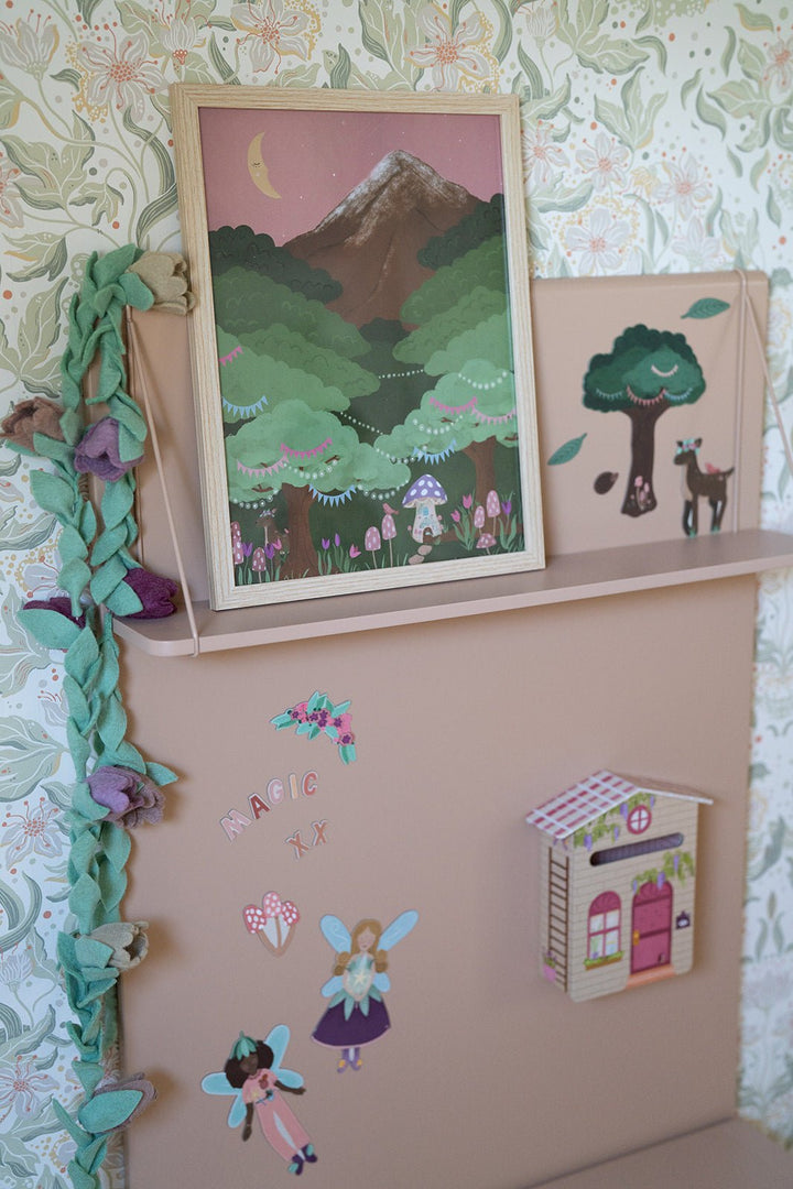 Felt Garland - Flowers - Clover Living - CloverLiving.com