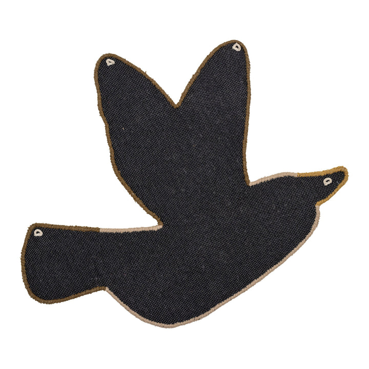 Tapis de chambre d’enfant Blue Jay Bird - 70 x 84 cm - Bloomingville - CloverLiving.Com