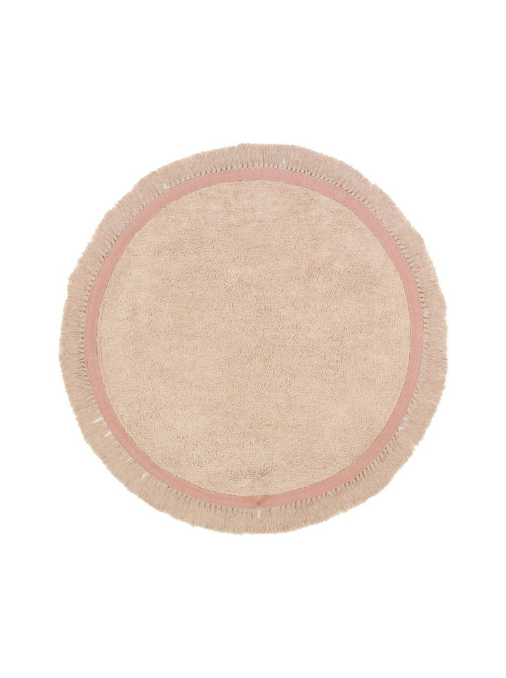 Tapis de chambre d’enfant Cakey - Rose - Ø130 cm - Tapis Petit - CloverLiving.Com