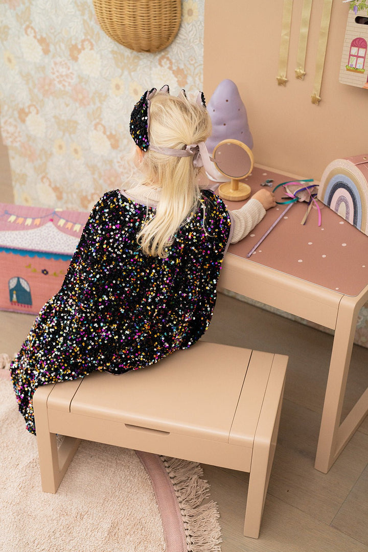 Tapis de chambre d’enfant Cakey - Rose - Ø130 cm - Tapis Petit - CloverLiving.Com