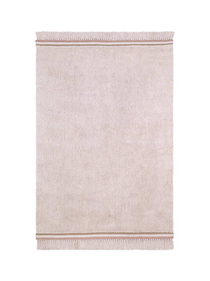 Tapis de chambre d’enfant rose poudré - Tapis Petit - CloverLiving.Com