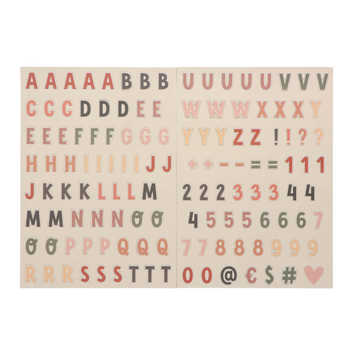 Magnetische Stickers Letters & Getallen