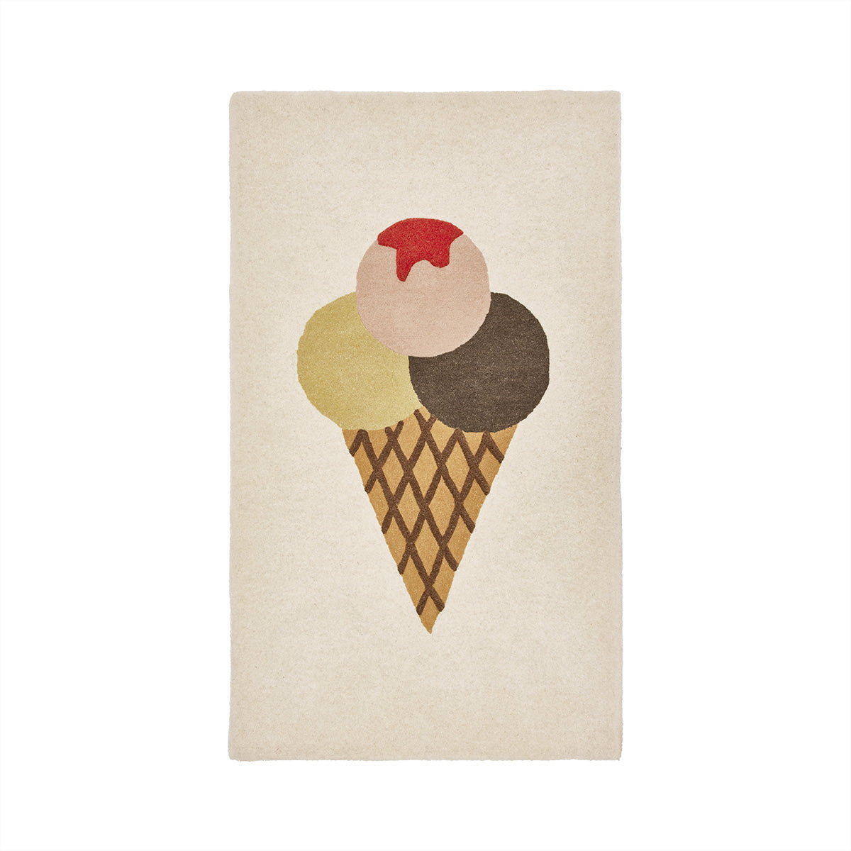 Vloerkleed Ice Cream - 140 x 80 cm