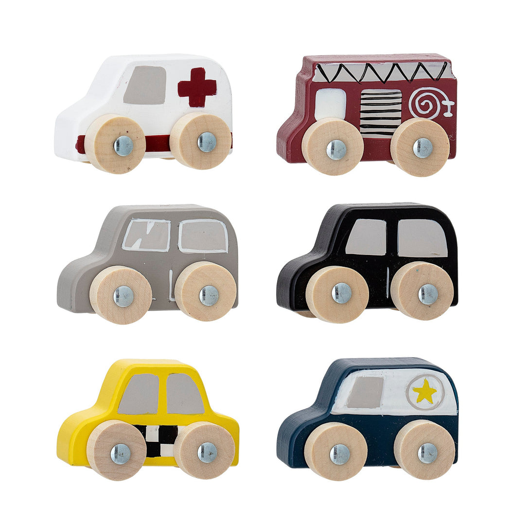 Avin Auto Speelgoedset - Hout - Bloomingville - CloverLiving.com
