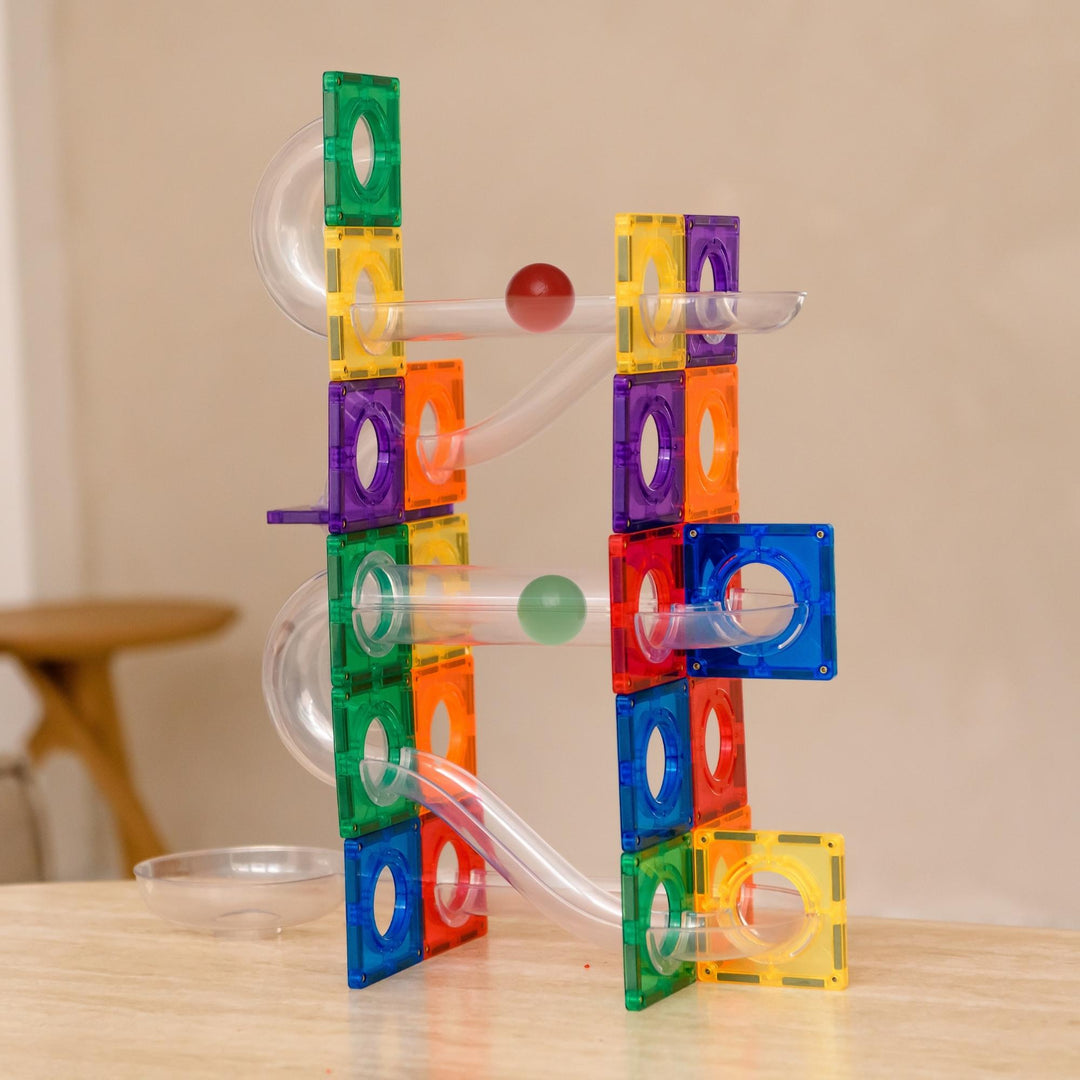 Classic Magnetische Knikkerbaan – 100 onderdelen - Coblo - CloverLiving.com