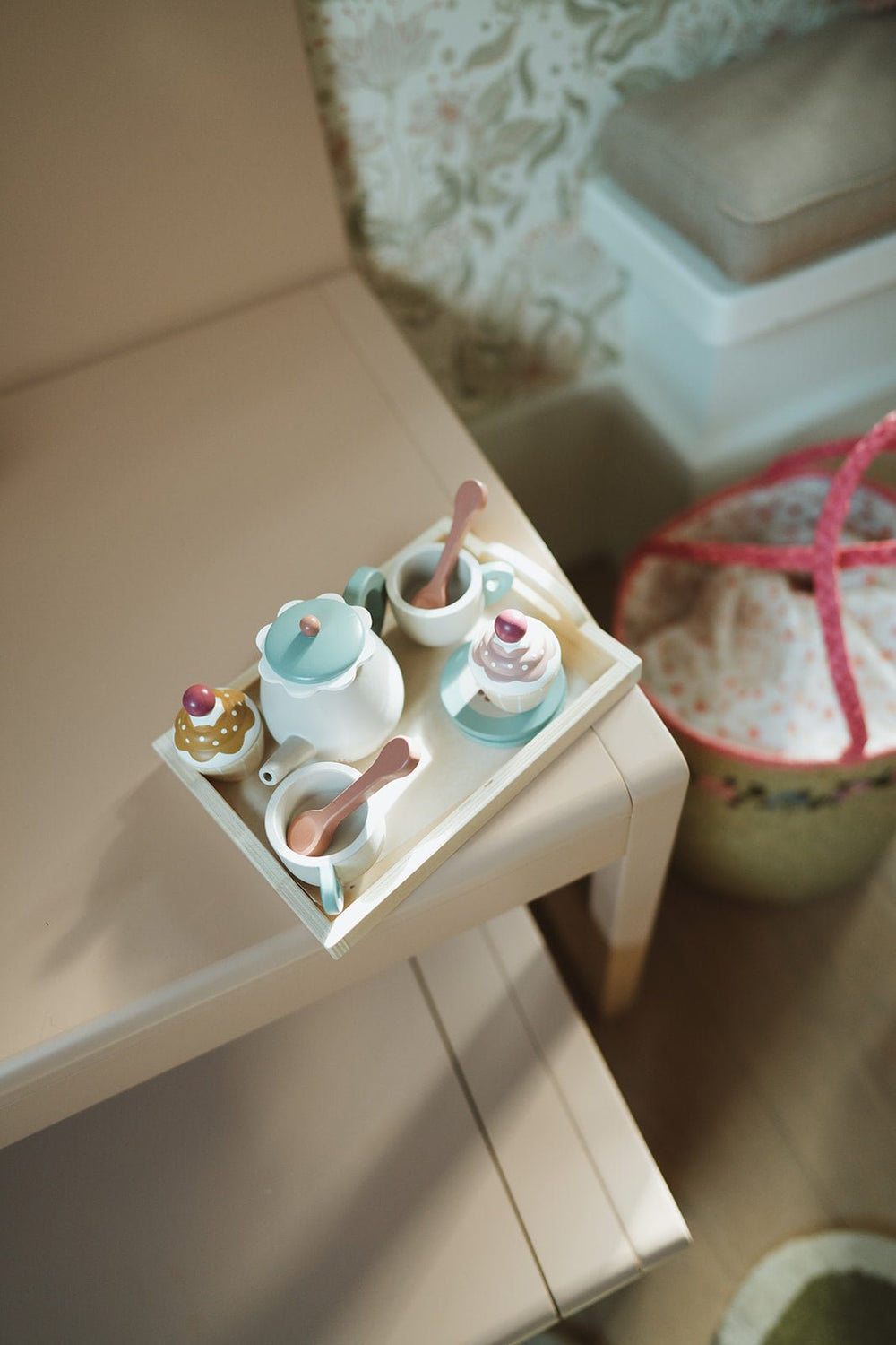 Gentrim Speelgoed Theeservies - Hout - Bloomingville - CloverLiving.com