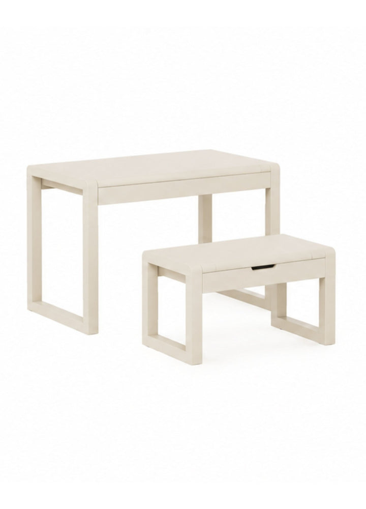 Kinderbureau met verhogers en kruk Alfie Almond - Clover Living - CloverLiving.com