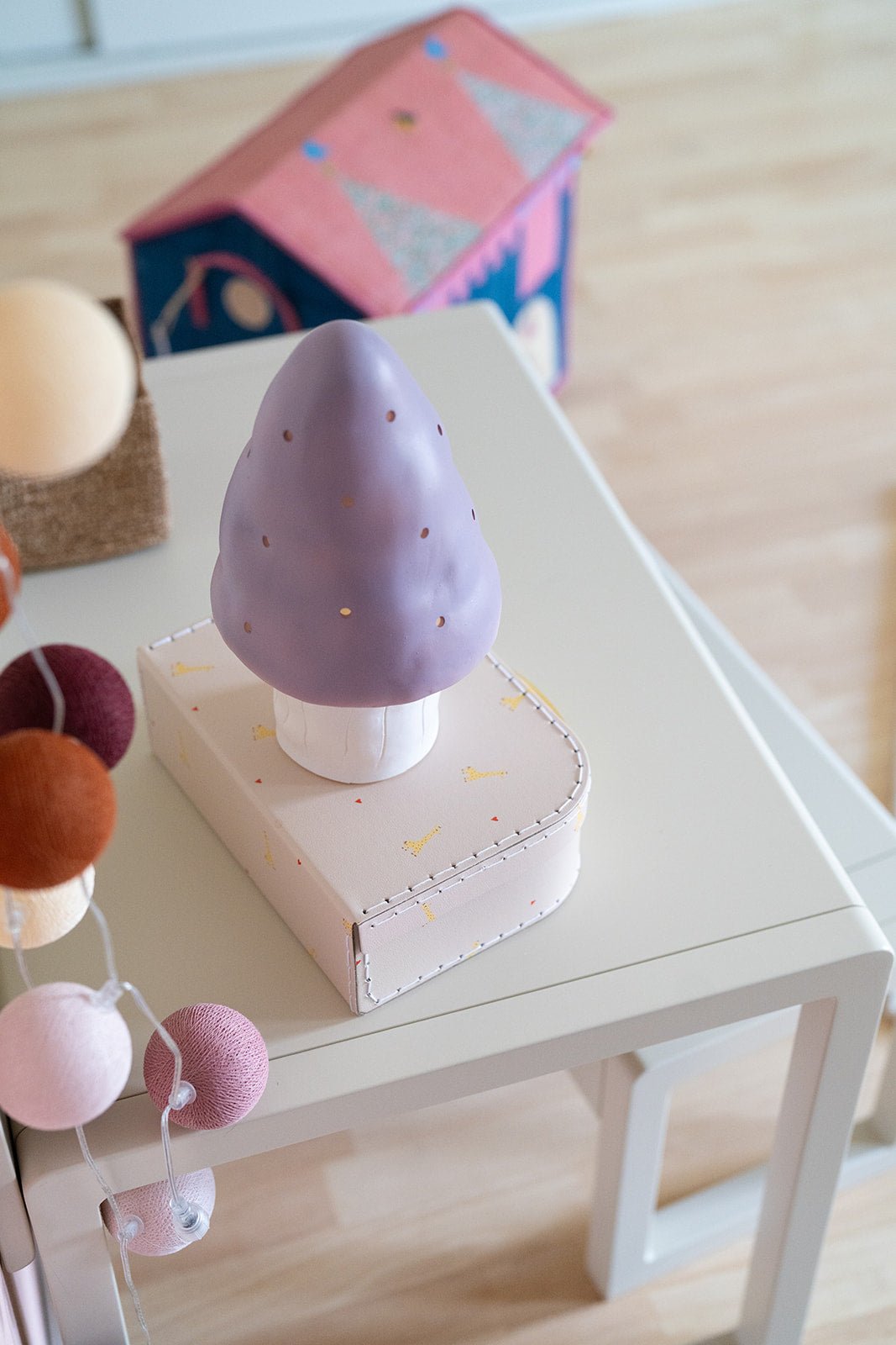 Lamp Kinderkamer Paddenstoel - Lavendel - Heico - CloverLiving.com