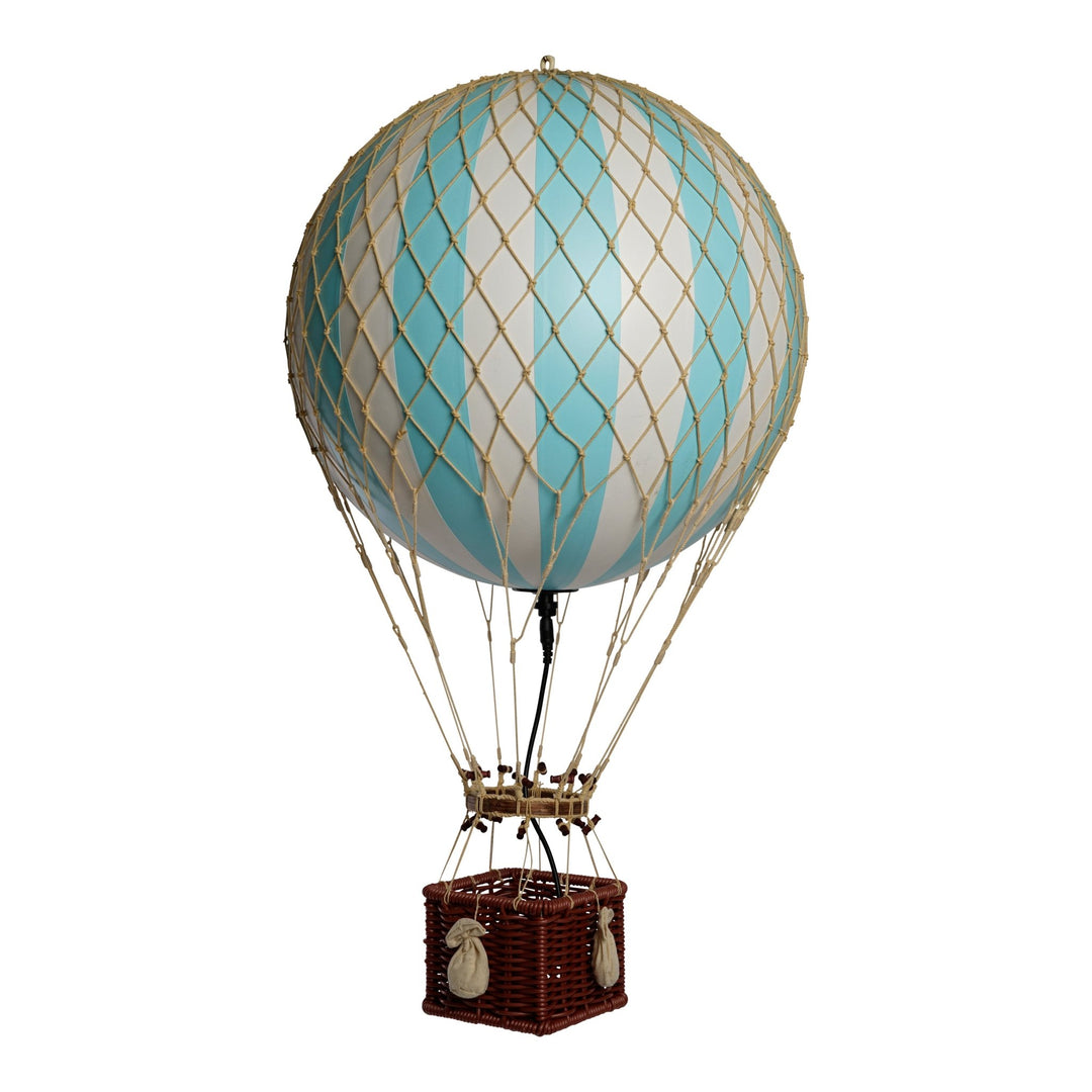 Luchtballon Decoratie Royal Aero LED Blue Light - Ø32 cm - Authentic Models - CloverLiving.com