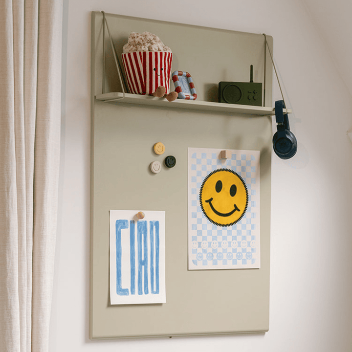 Magneetbord met plankje Olly Olive - Clover Living - CloverLiving.com
