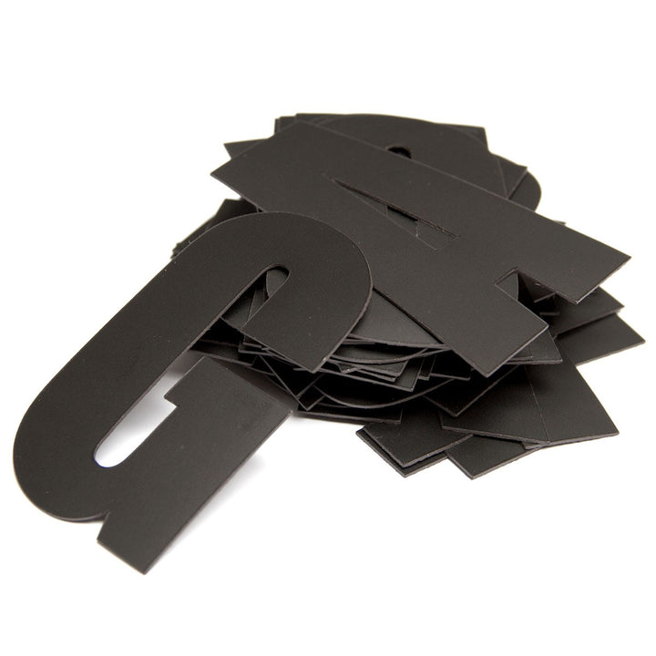 Magneetletters alfabet – zwart – 60 stuks