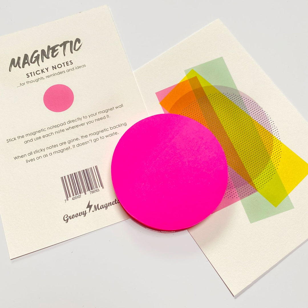 Magnetisch Sticky Notitieblokje – Roze