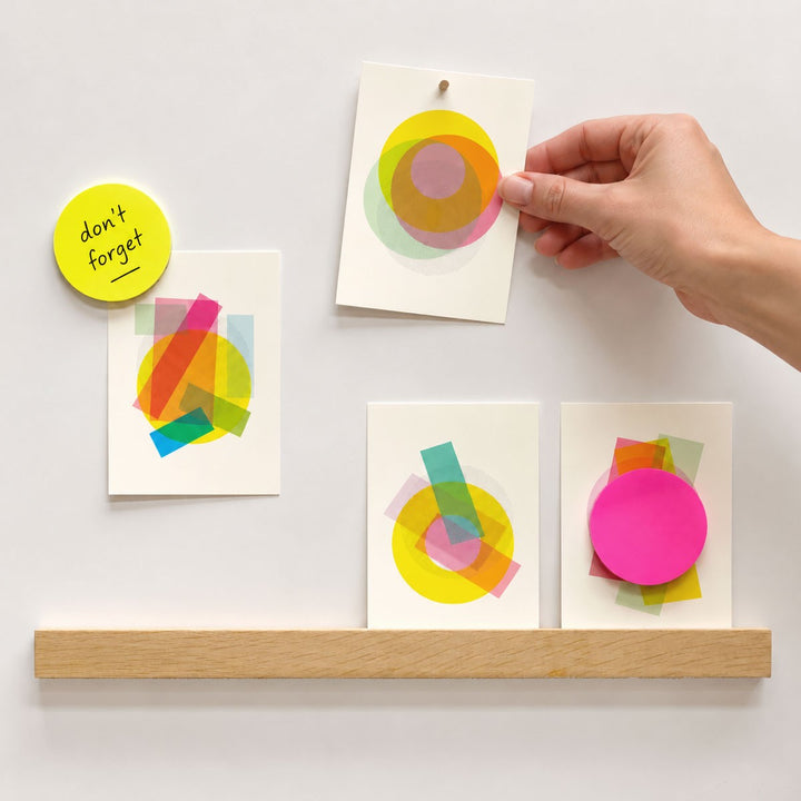 Magnetisch Sticky Notitieblokje – Geel