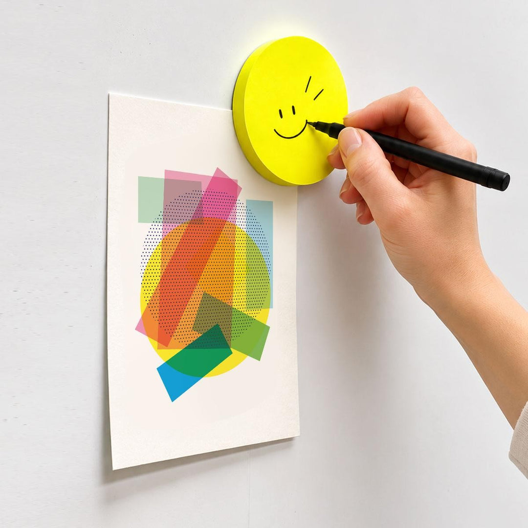 Magnetisch Sticky Notitieblokje – Geel