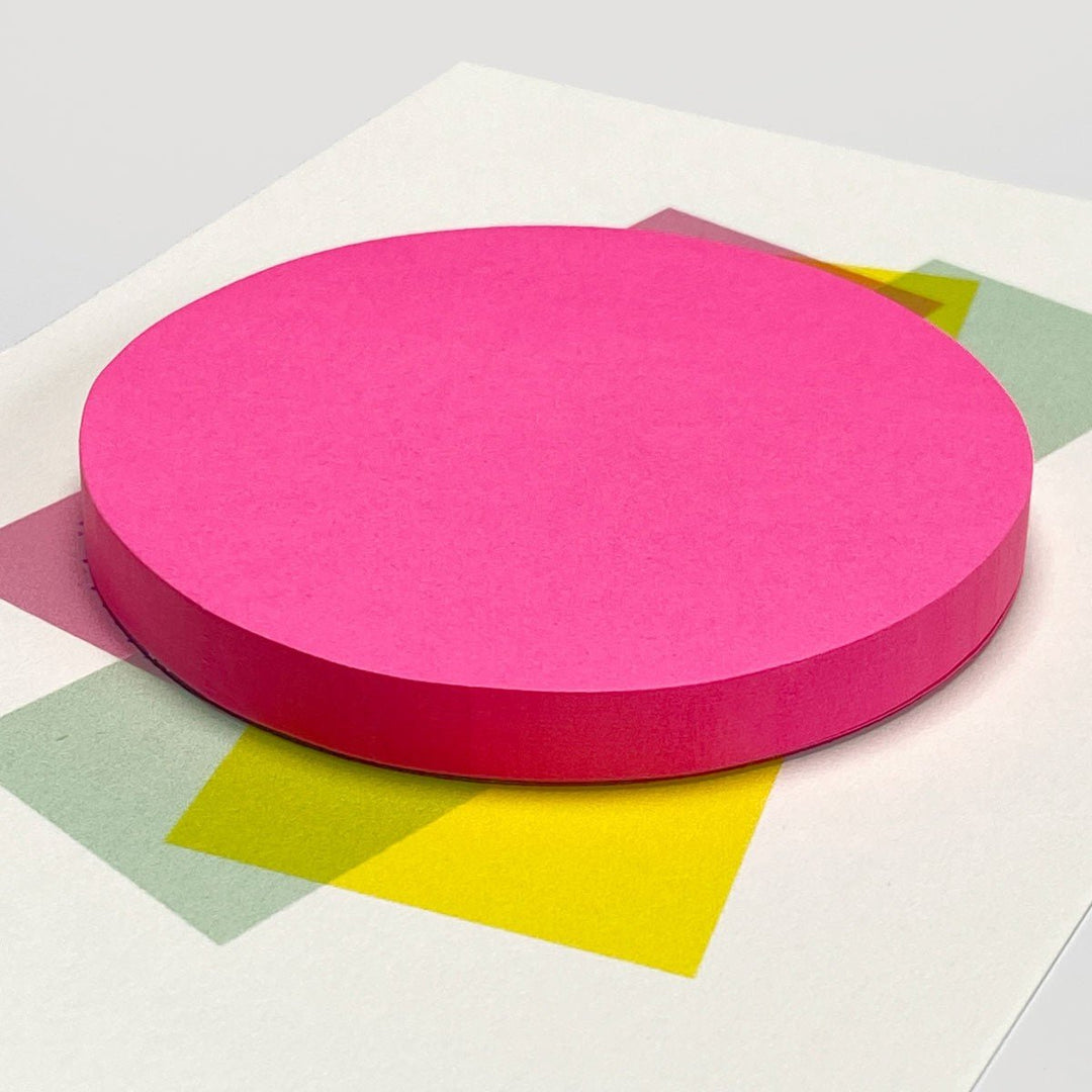 Magnetic Sticky Note Pad – Pink - Groovy Magnets - CloverLiving.com