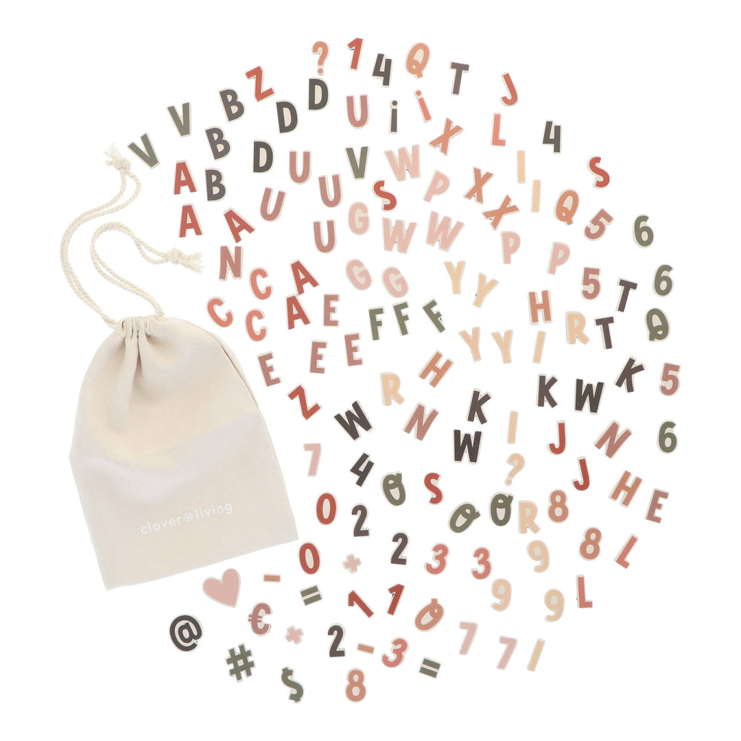 Magnetische Stickers Letters & Getallen - Clover Living - CloverLiving.com