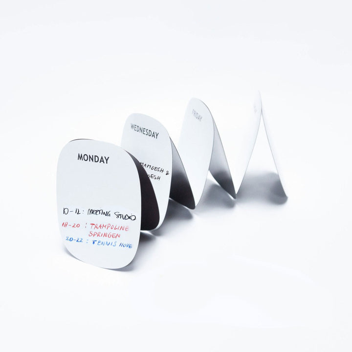 Magnetische weekplanner – set van 8 stuks