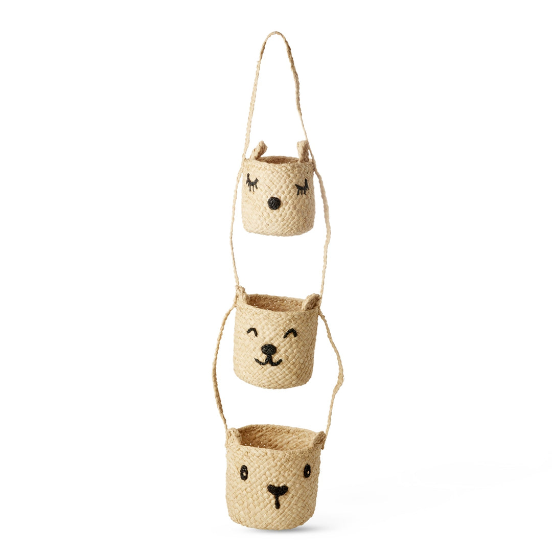 Opberger - 3 - laags Hanger - Naturel - Rice - CloverLiving.com