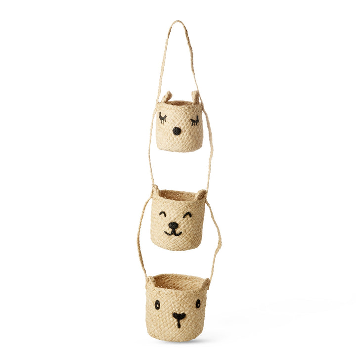 Opberger - 3 - laags Hanger - Naturel - Rice - CloverLiving.com