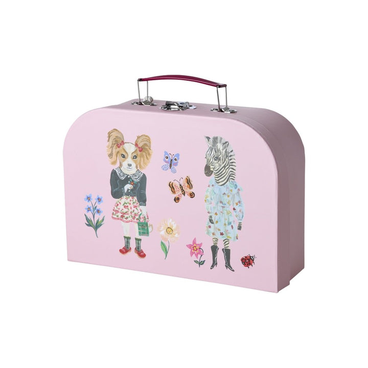 Opbergkoffer Roze Nathalie Lété Print – Set van 3 - Rice - CloverLiving.com