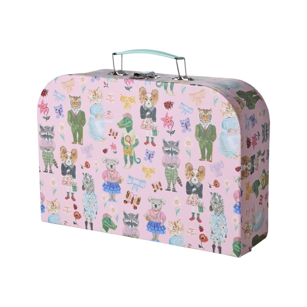 Opbergkoffer Roze Nathalie Lété Print – Set van 3 - Rice - CloverLiving.com