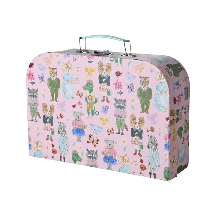 Opbergkoffer Roze Nathalie Lété Print – Set van 3 - Rice - CloverLiving.com