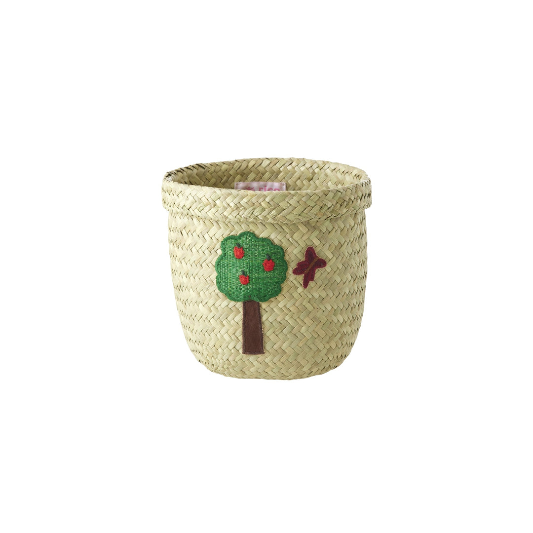 Opbergmand Happy Forest - Small - Rice - CloverLiving.com