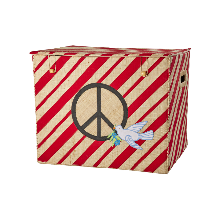 Opbergmand Peace - Rood - Large