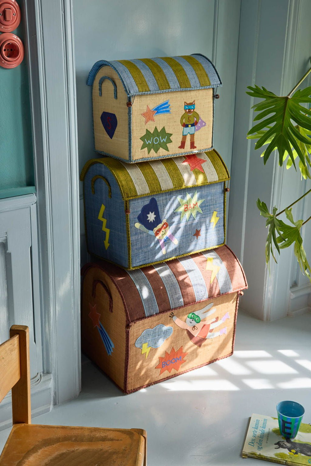 Opbergmand - Thema Hero - Natuur - Klein - Rice - CloverLiving.com