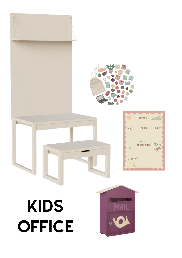 Forfait 2 - Alfie Almond -Bureau- Clover Living - CloverLiving.Com