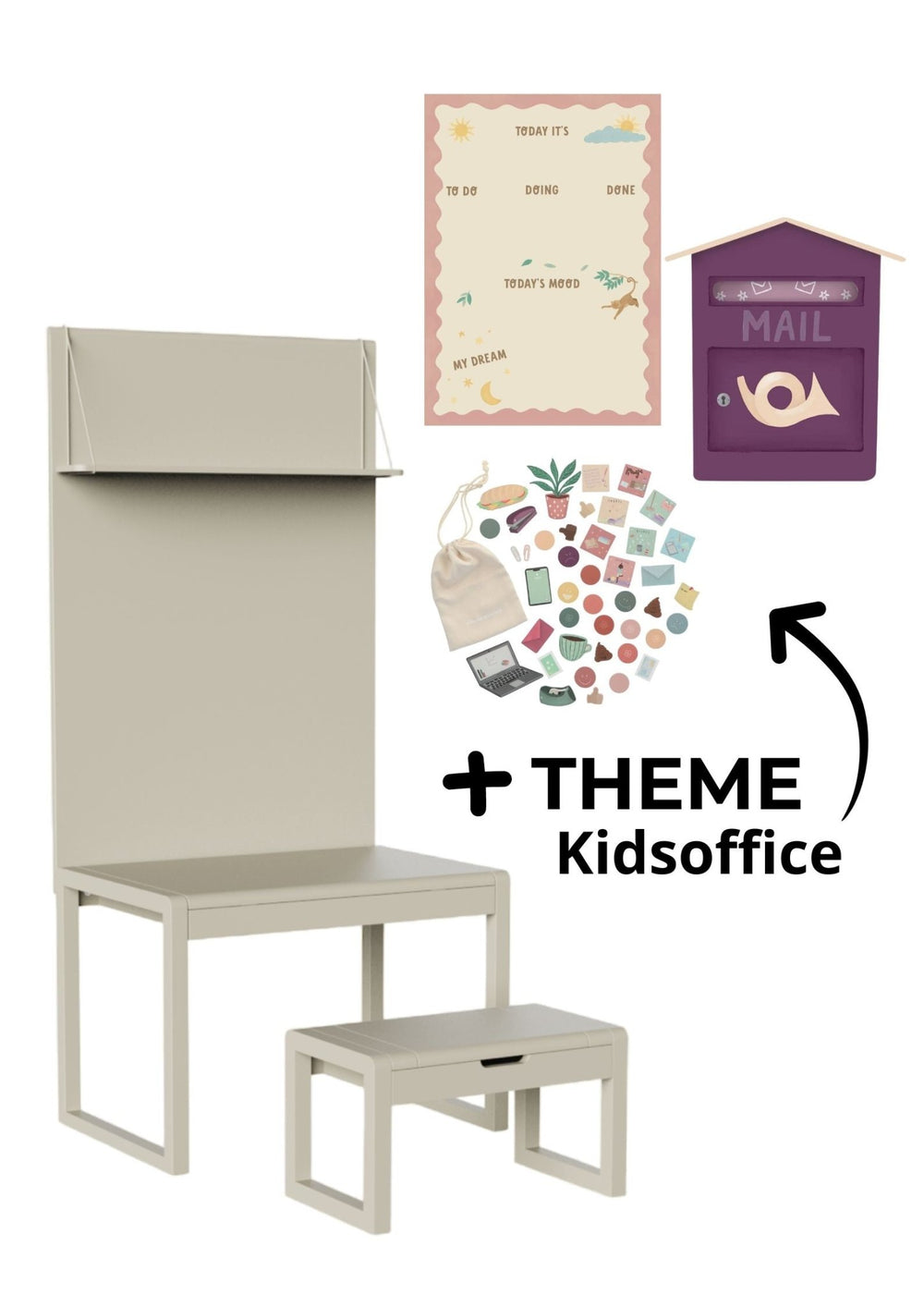 Paket 2 - Olly Olive -Büro- Clover Living - CloverLiving.COM