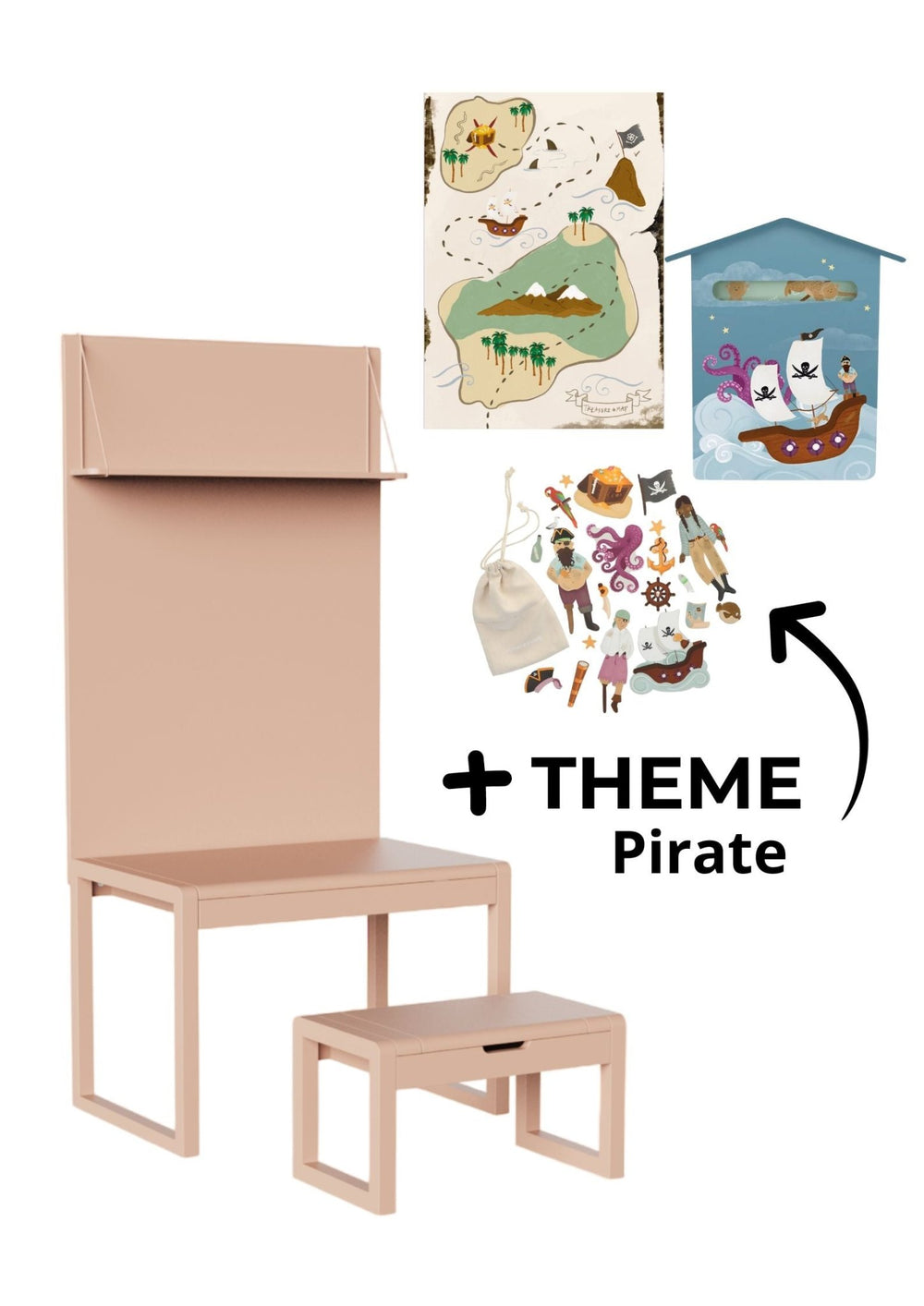 Package 2 - Pippa Peach -Pirate- Clover Living - CloverLiving.com