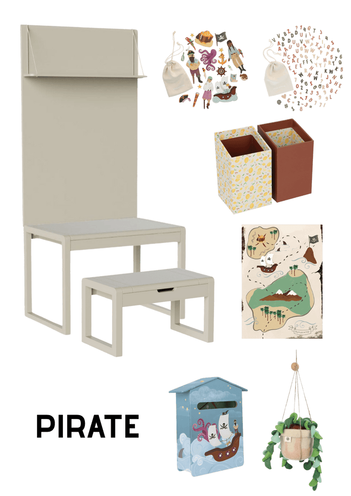 Forfait 3 - Olly Olive -Pirate- Clover Living - CloverLiving.Com