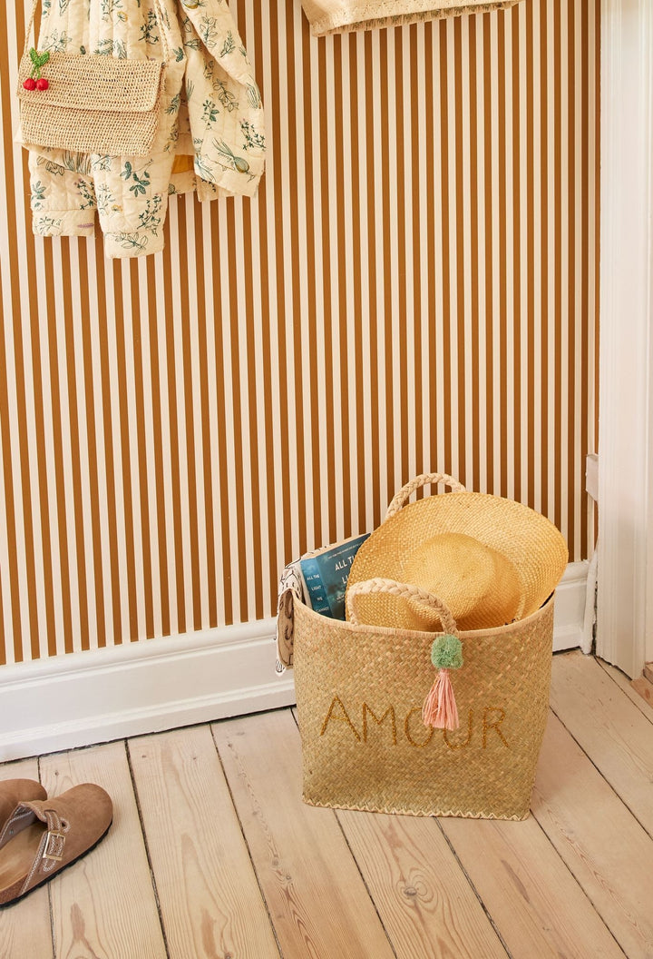 Raffia Tas - AMOUR - Rice - CloverLiving.com