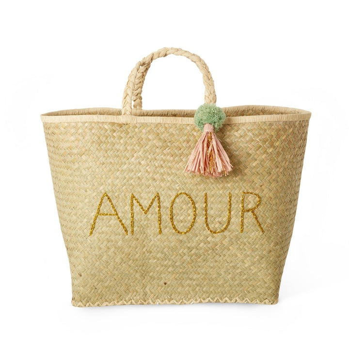 Raffia Tas - AMOUR - Rice - CloverLiving.com