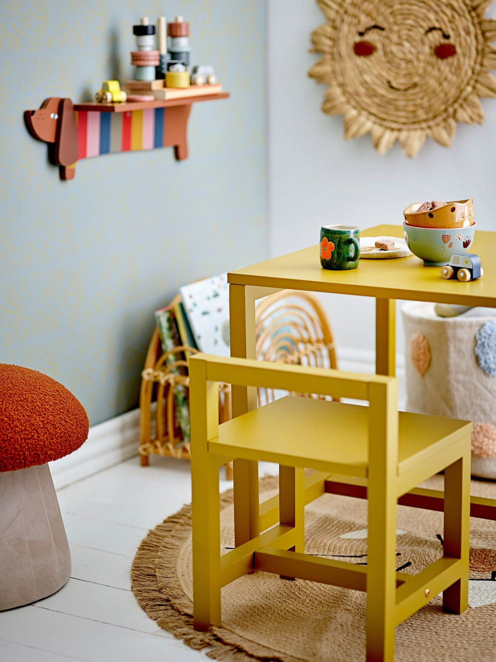 Rond Vloerkleed Harrison – Jute – Ø 100 cm - Bloomingville - CloverLiving.com