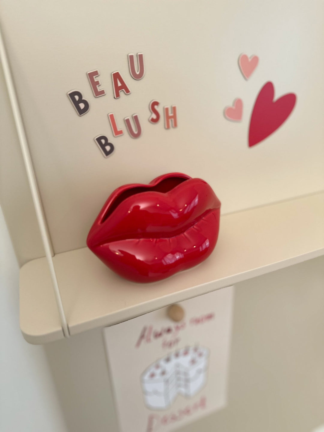 Vaas – Lip – Rood - Rice - CloverLiving.com