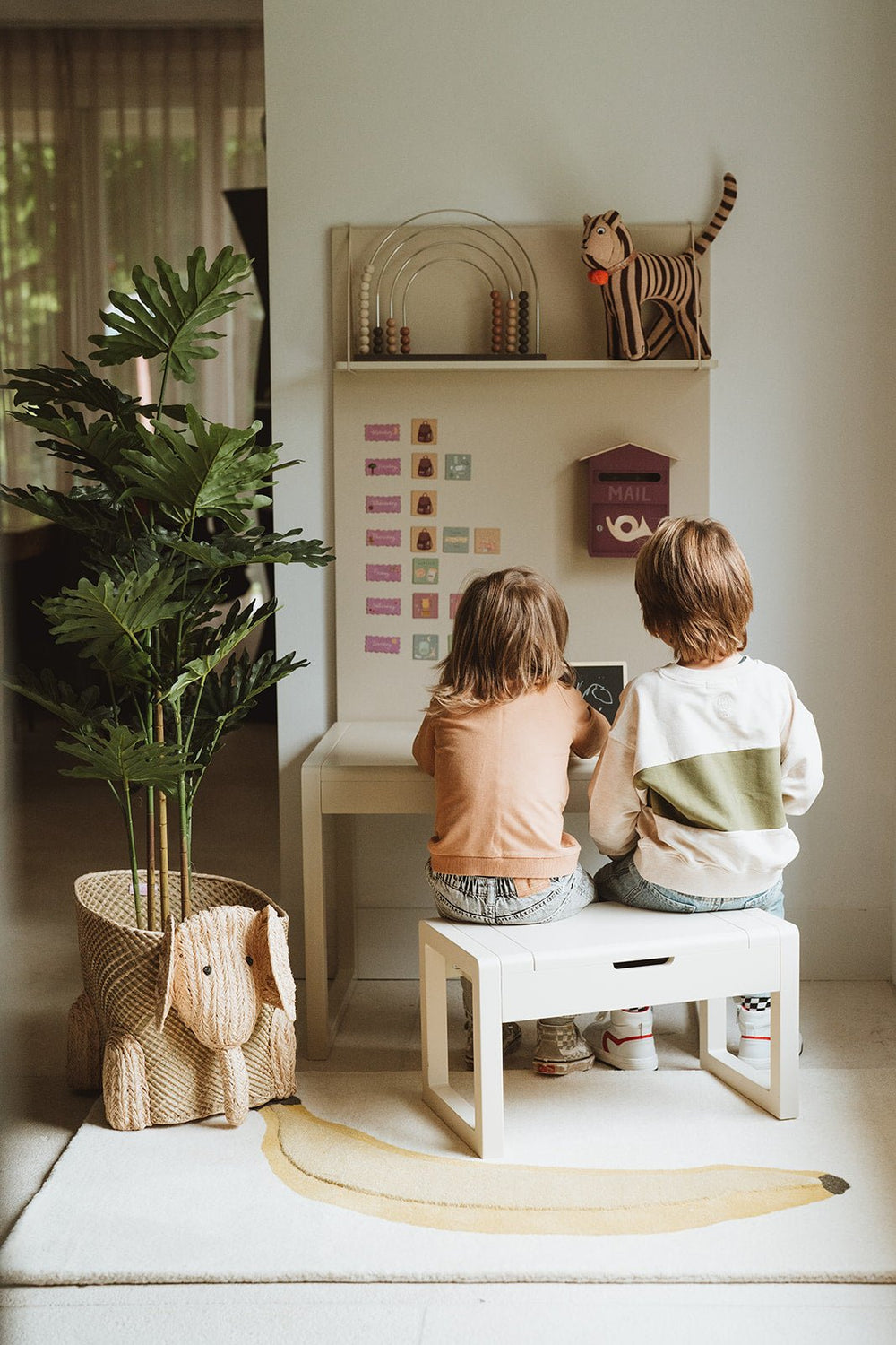 Vloerkleed Banaan - 140 x 80 cm - Oyoy - CloverLiving.com